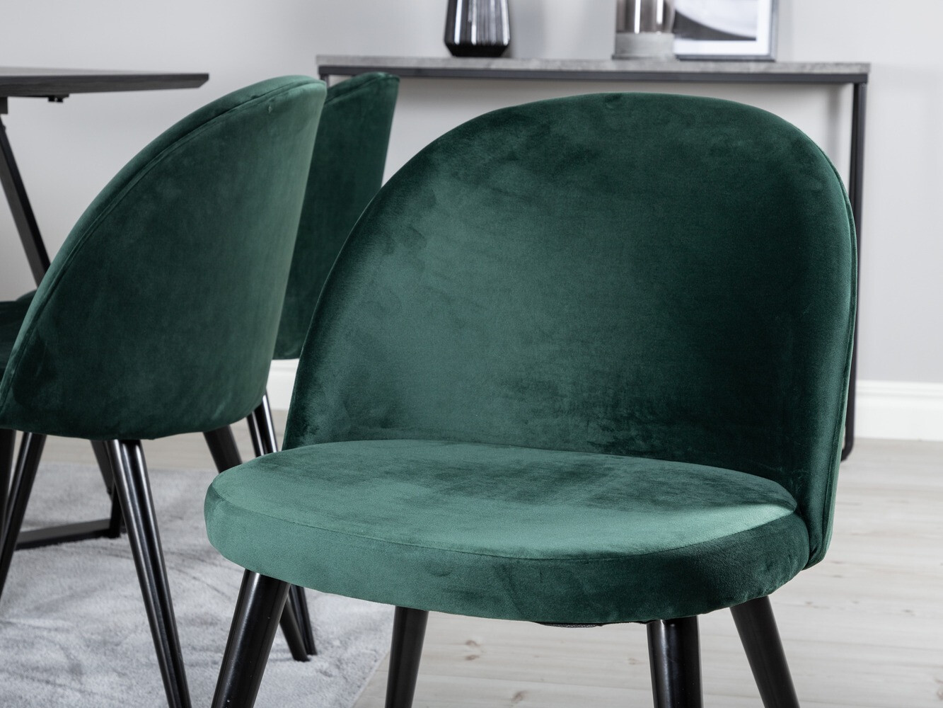 Dining set Dallas 360 (Green + Black)