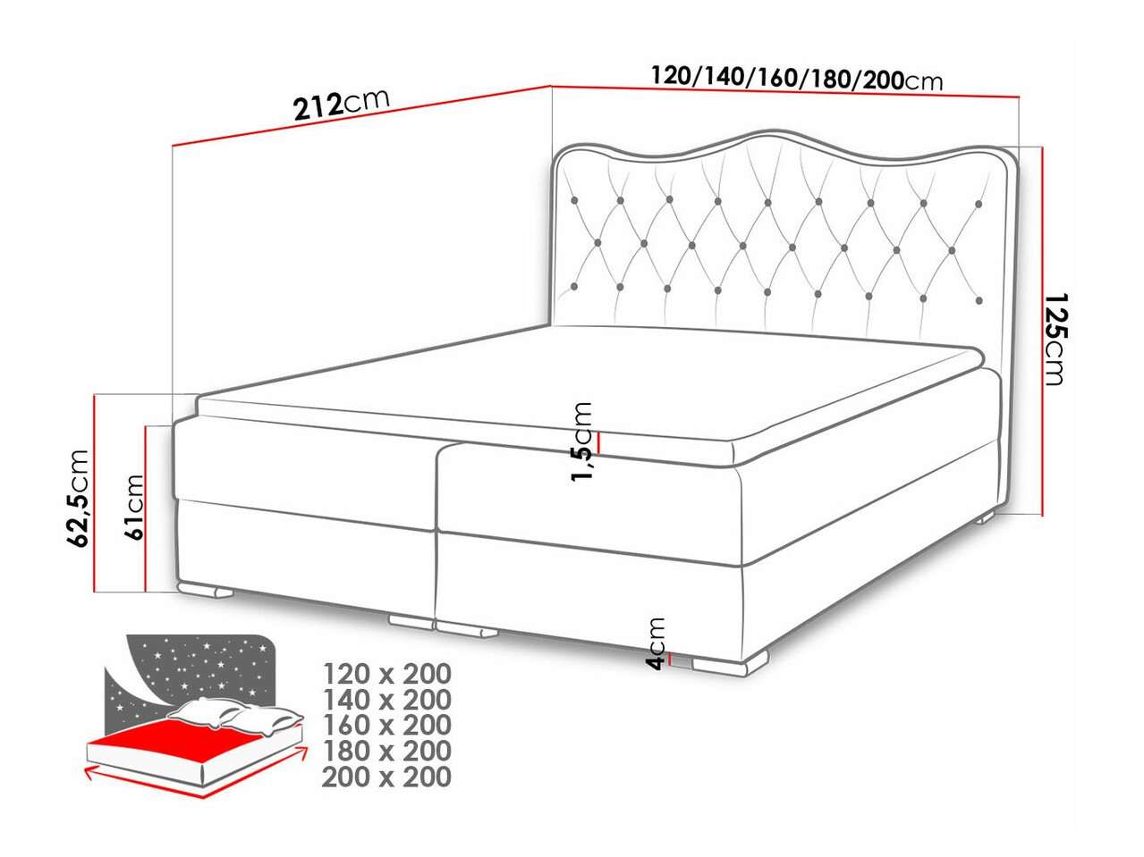 Continental bed Tectum (Soft 011)