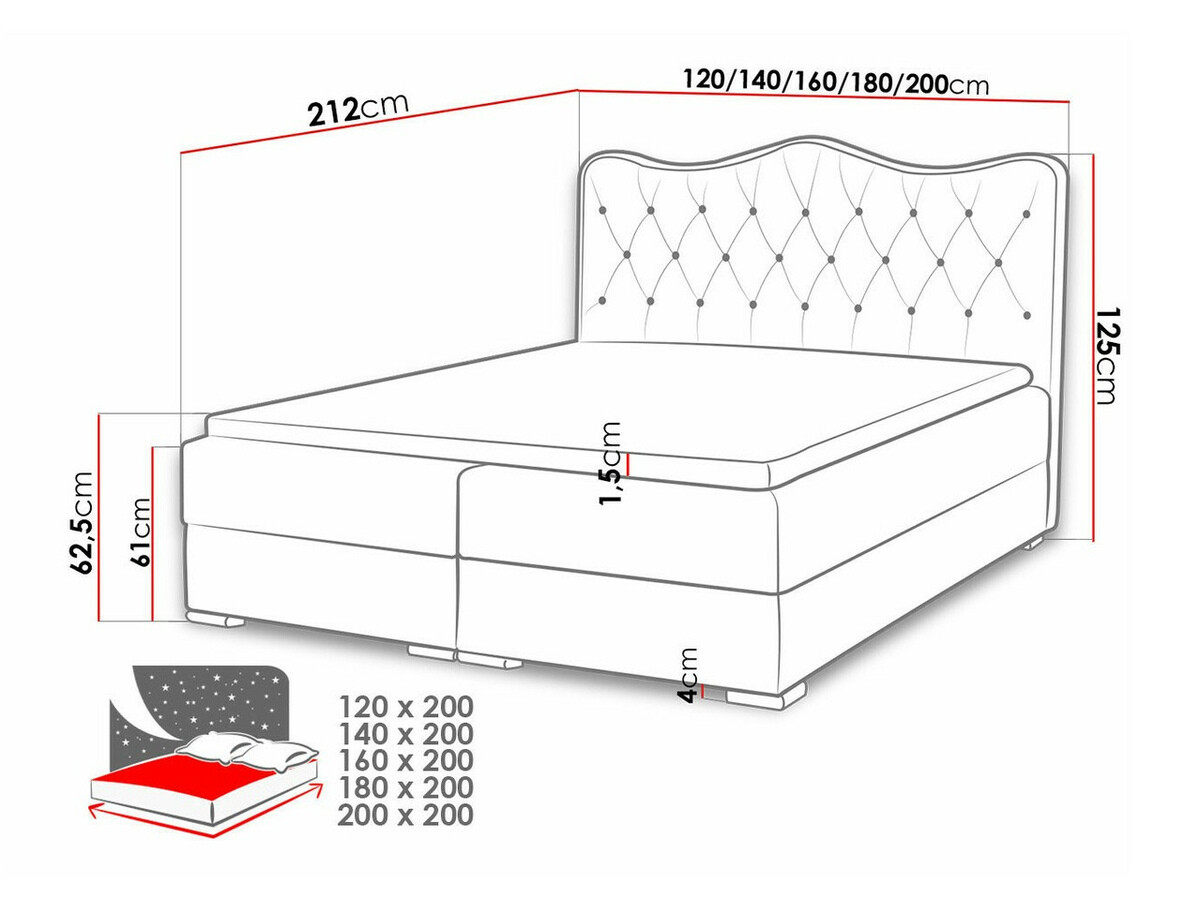 Continental bed Tectum (Soft 011)