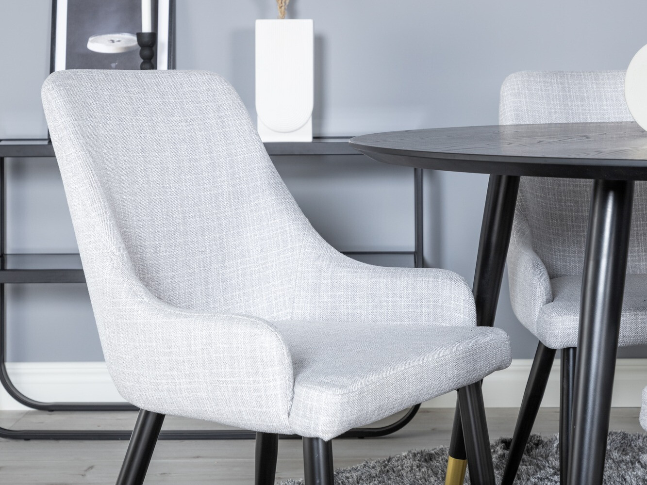 Dining set Dallas 1181 (Grey + Black)