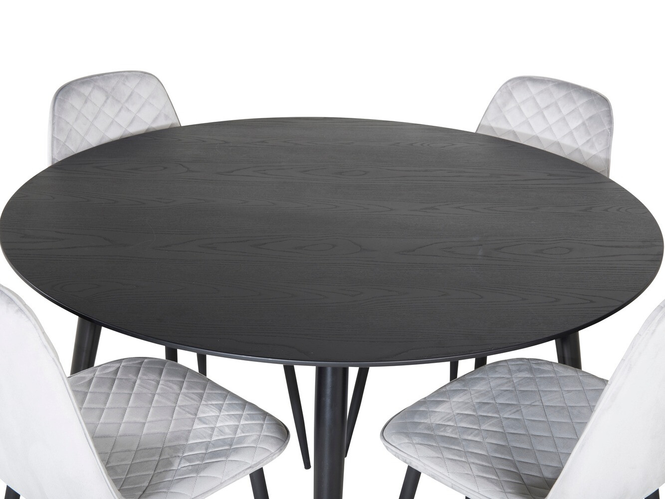 Dining set Dallas 1183 (Grey + Black)