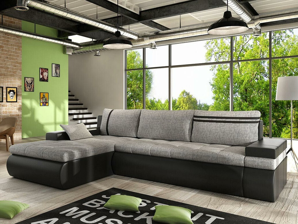 Corner sofa Temple 100 (Soft 011 + Lawa 05)