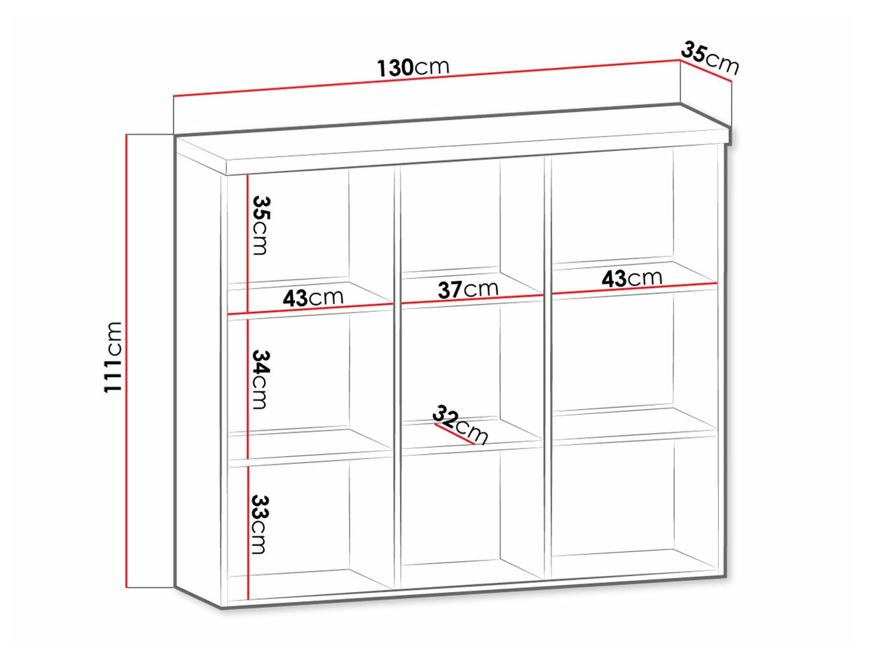 Bookcase Ferdore 105