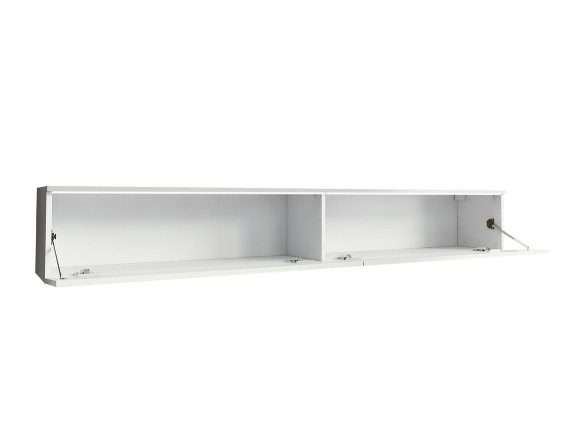 TV stand Scientia I (Wotan Oak + Glossy white)