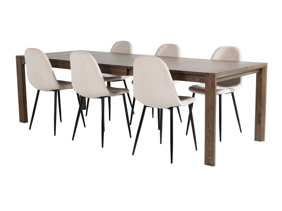 Dining set Dallas 1632 (Dark oak)