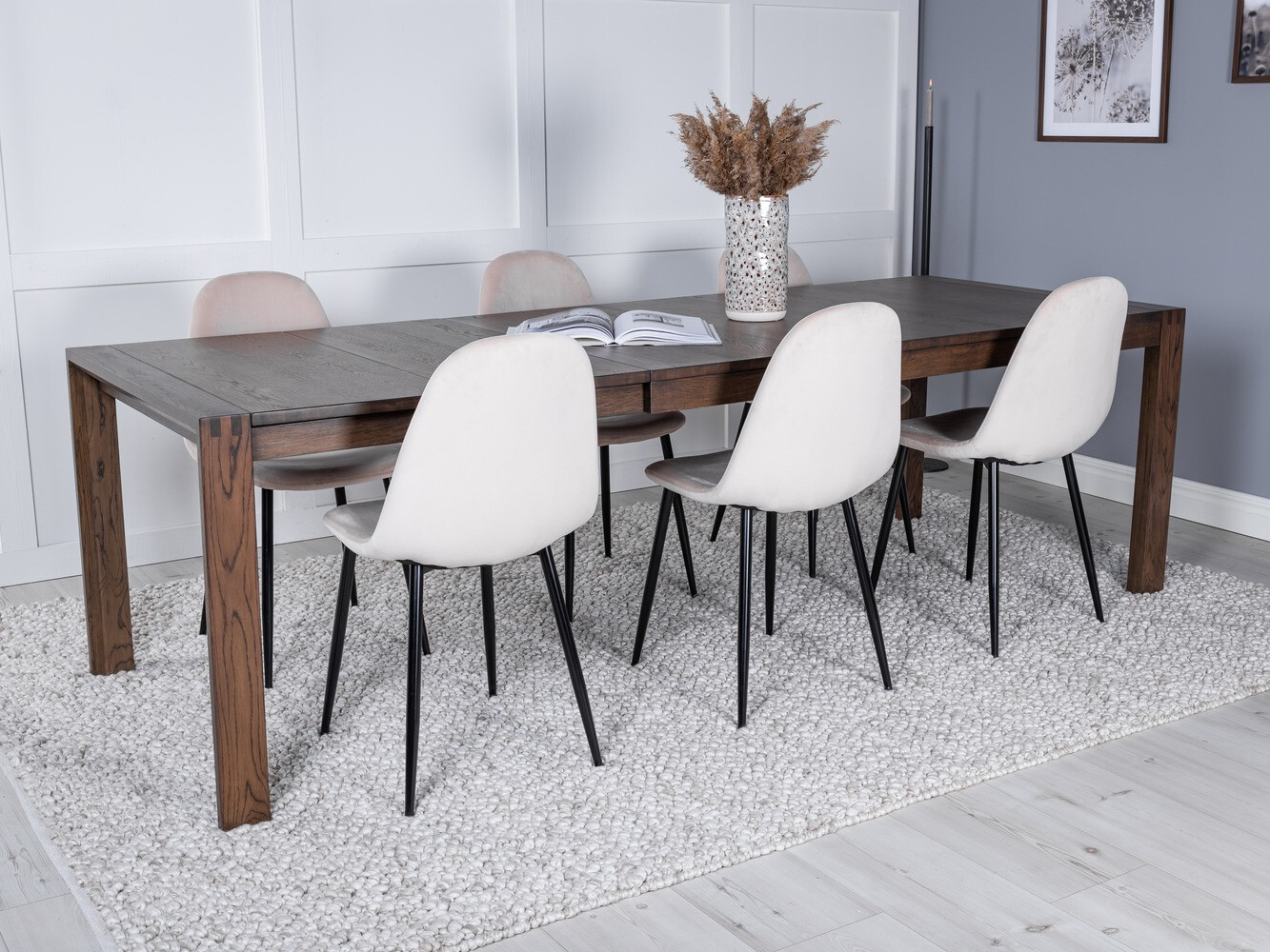 Dining set Dallas 1632 (Dark oak)