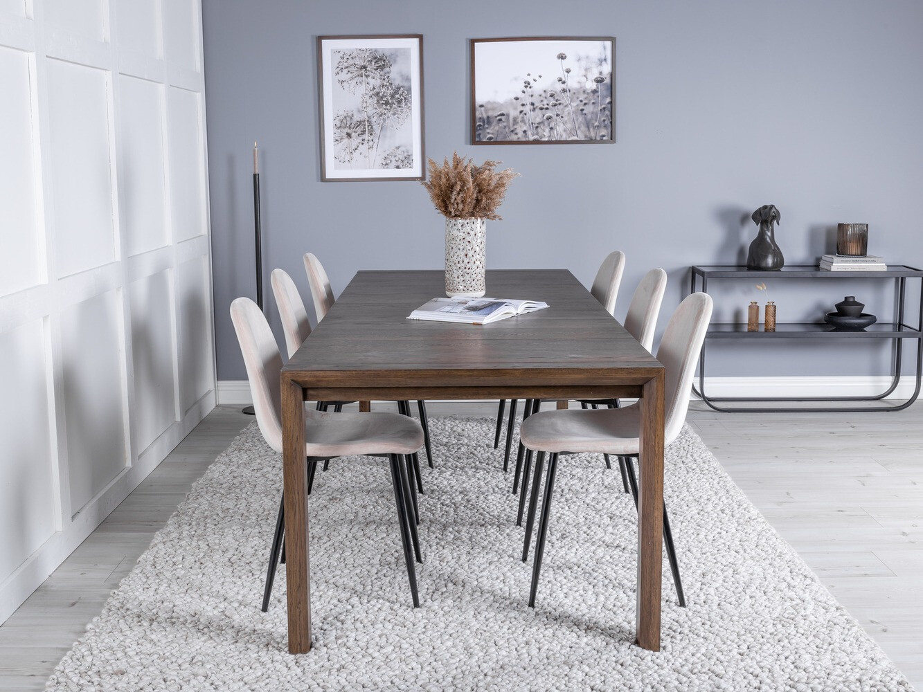 Dining set Dallas 1632 (Dark oak)