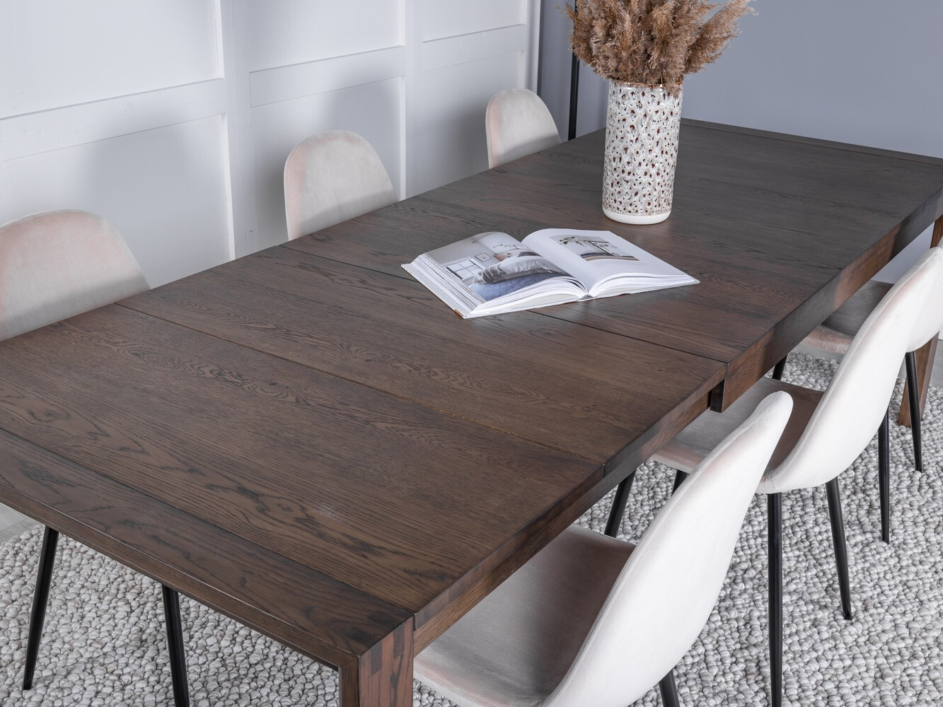 Dining set Dallas 1632 (Dark oak)