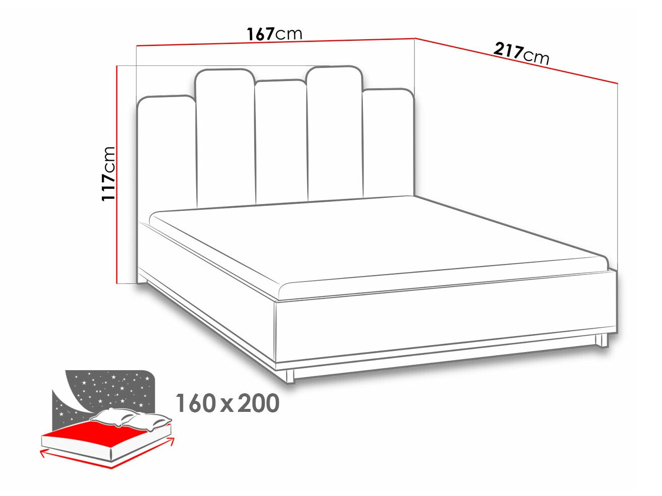 Bed Morlira 111