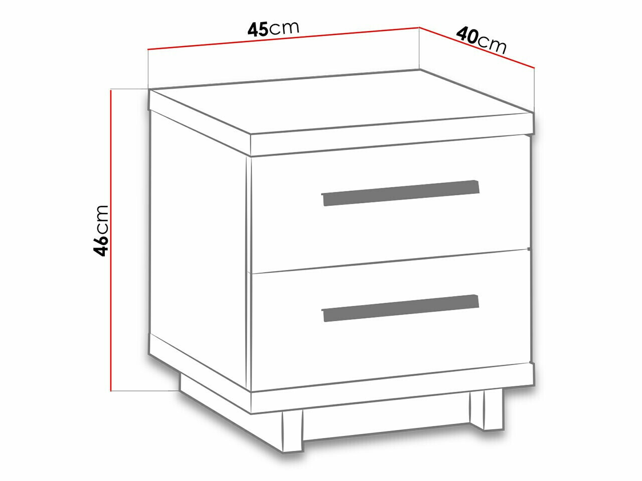 Bedside table Morlira 106