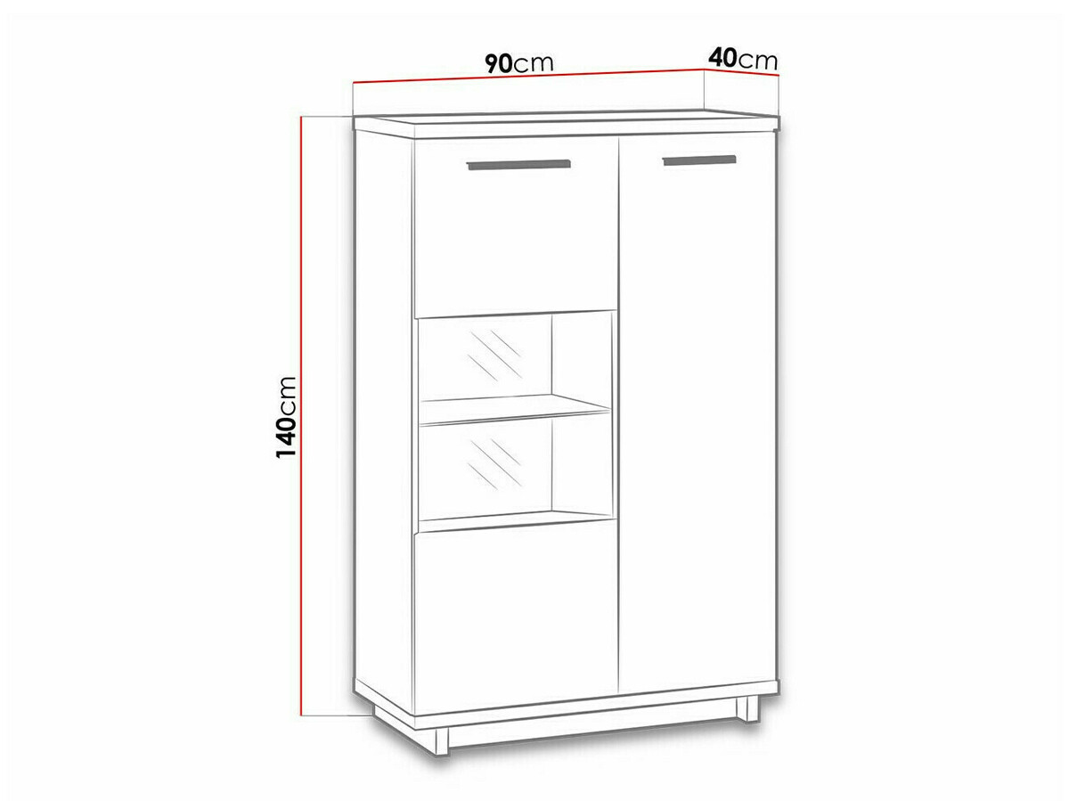 Bookcase Morlira 110