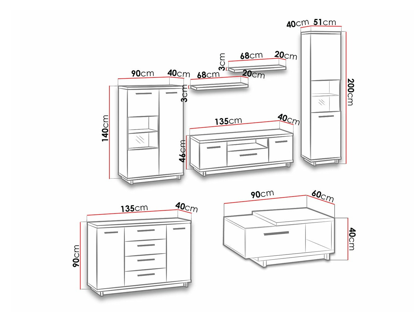 Living room set Morlira 115
