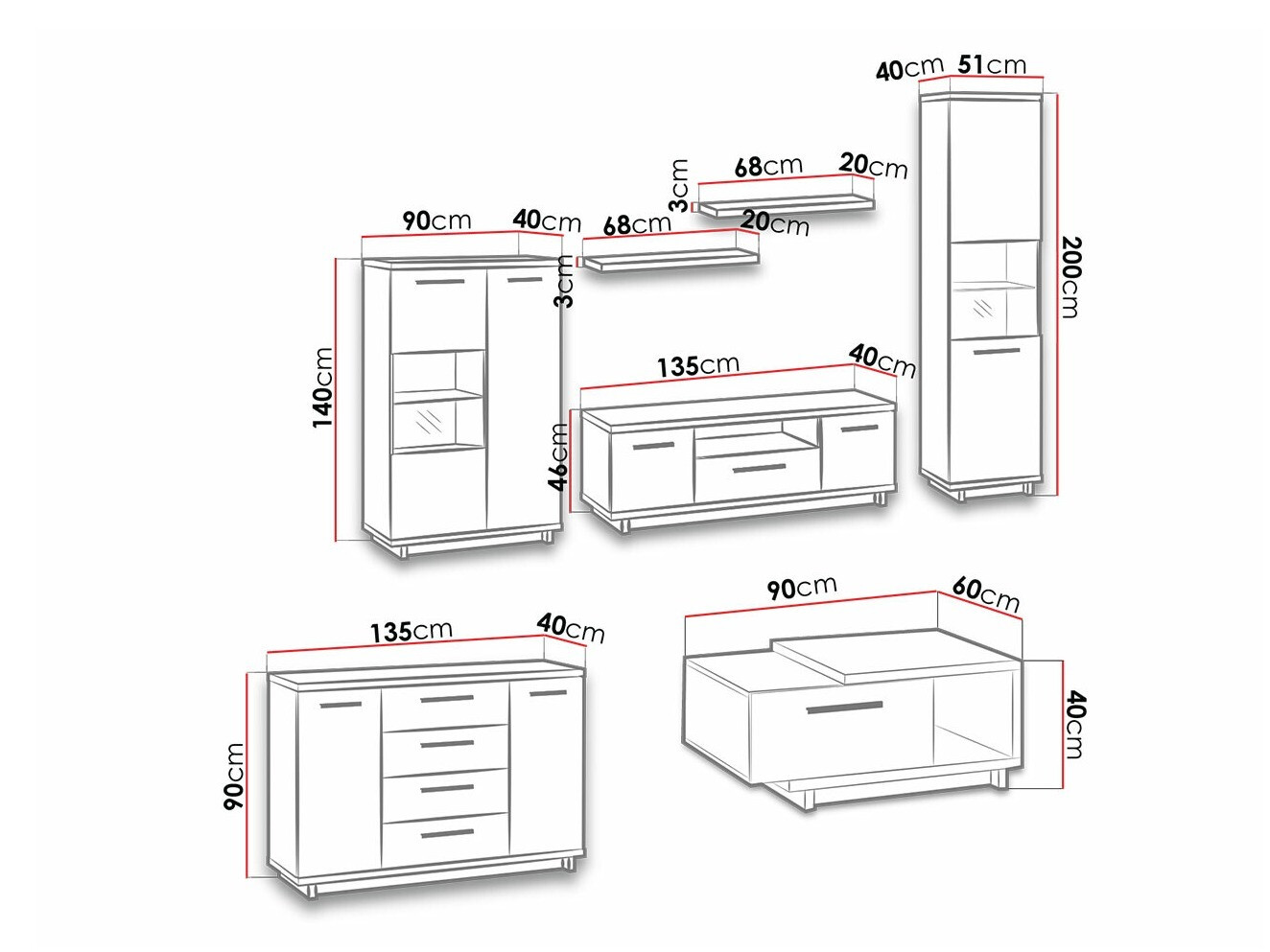 Living room set Morlira 115