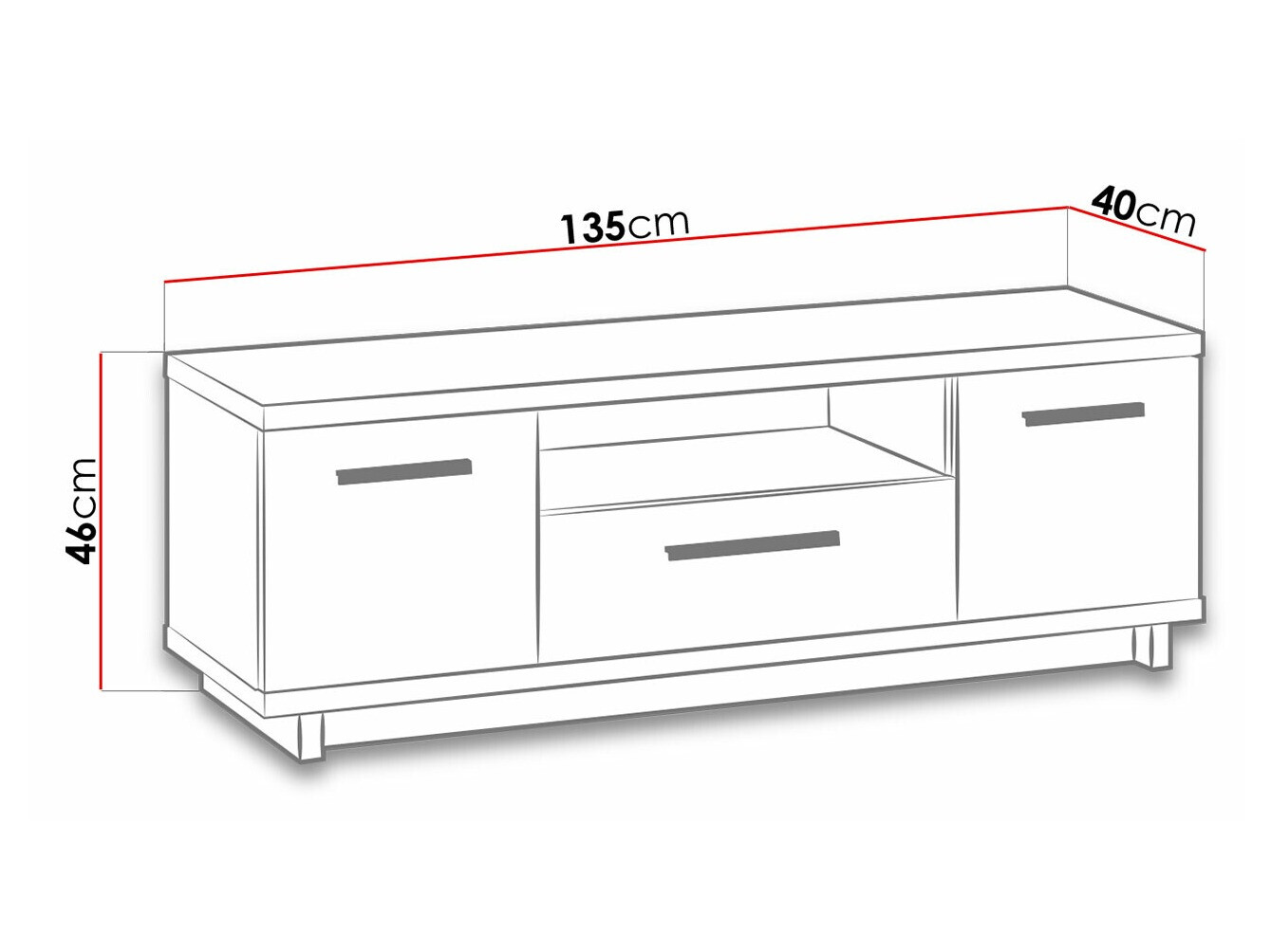 TV stand Morlira 105