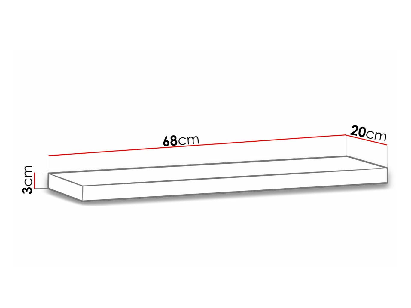 Wall shelf Morlira 104