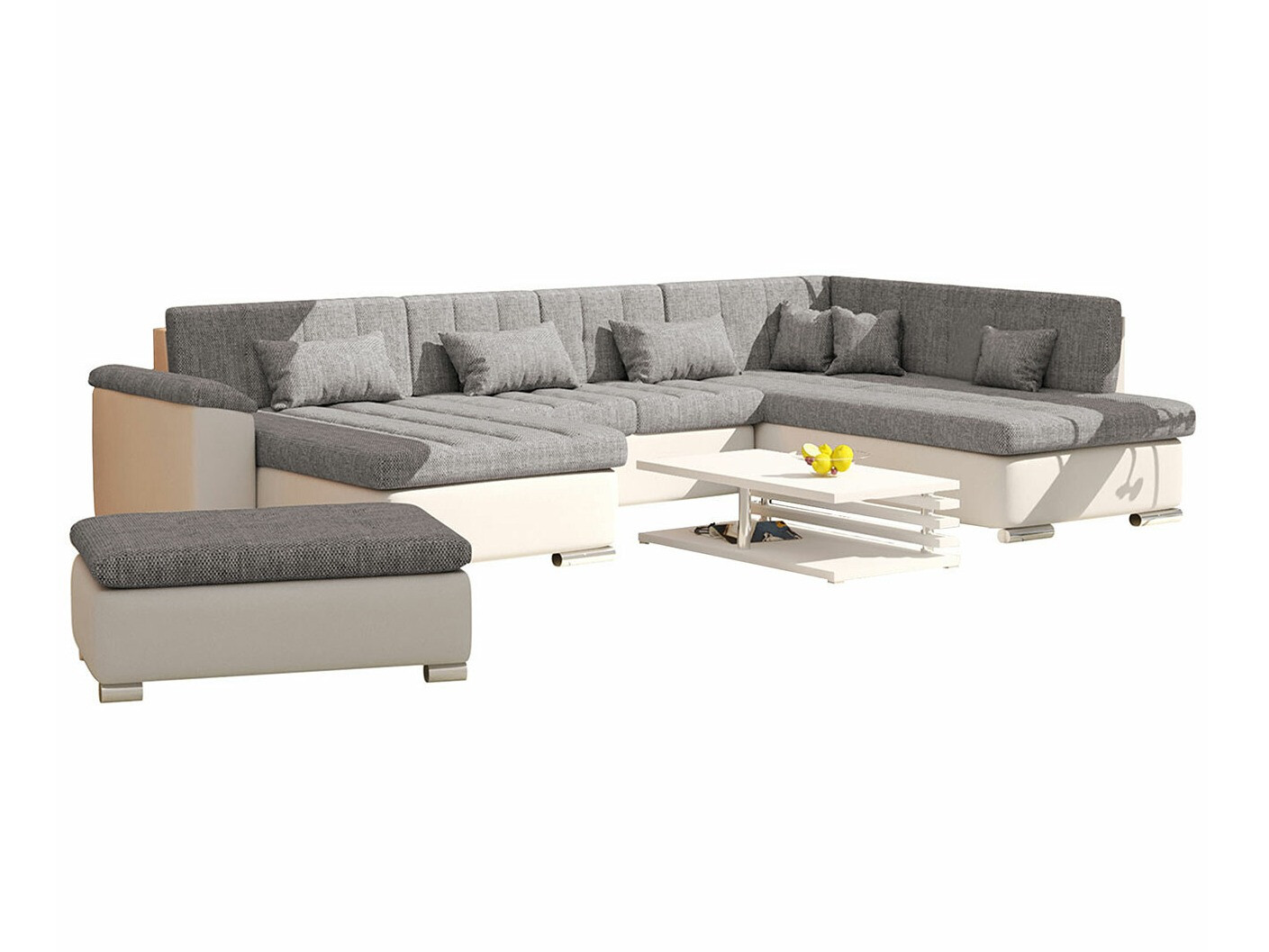 Upholstered furniture set Comfivo Gemma I (Soft 017 + Lawa 05)