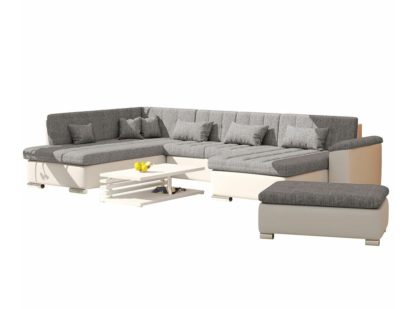 Upholstered furniture set Comfivo Gemma I (Soft 017 + Lawa 05)