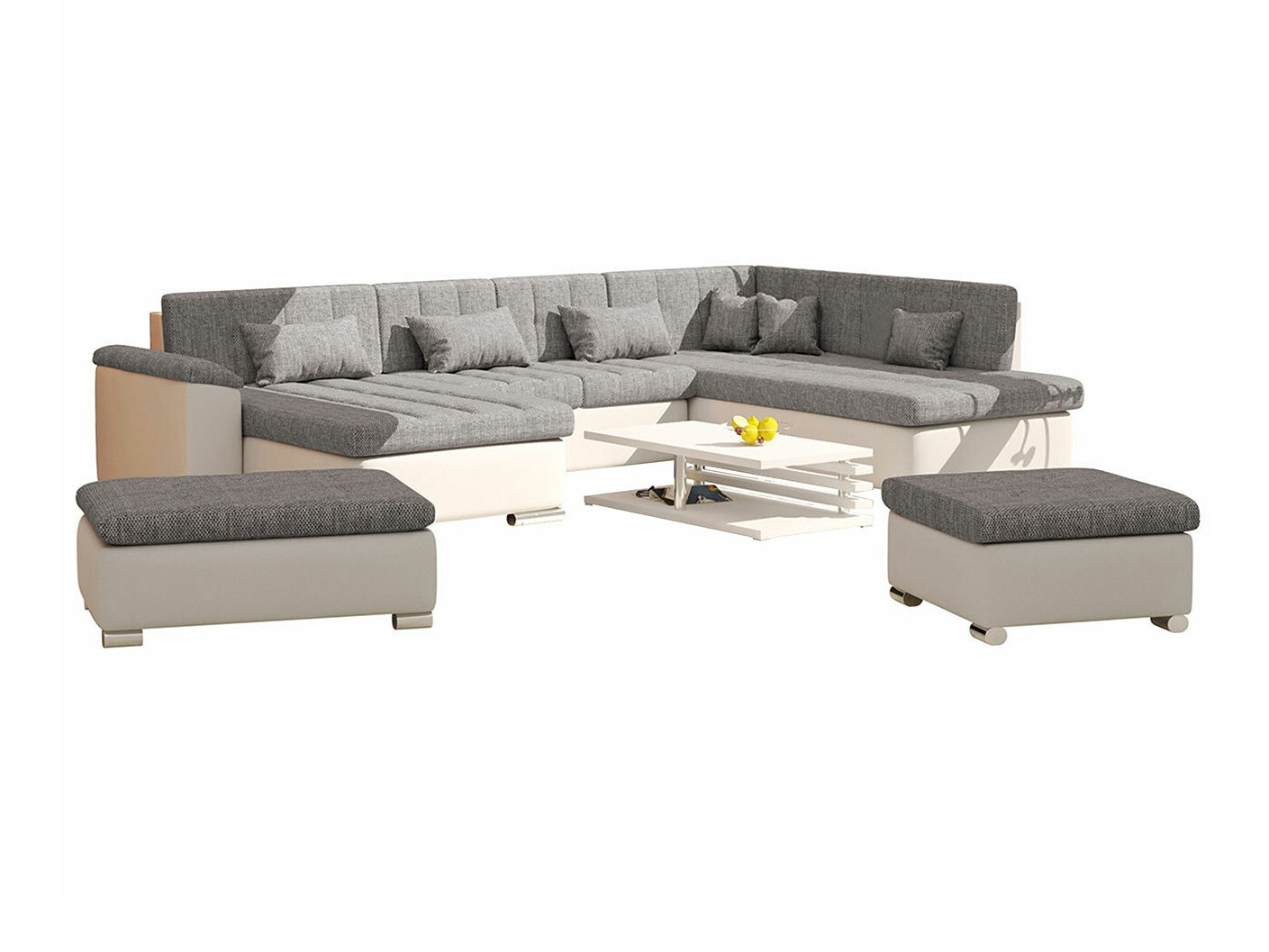 Upholstered furniture set Comfivo Gemma II (Soft 017 + Lawa 05)