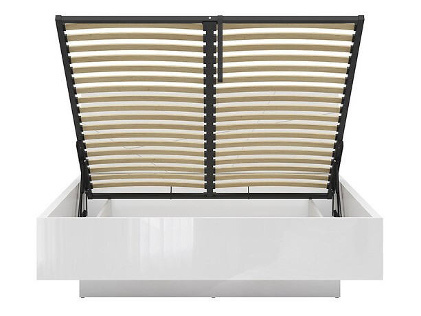 Bed Fivale 122 (Glossy white + White)