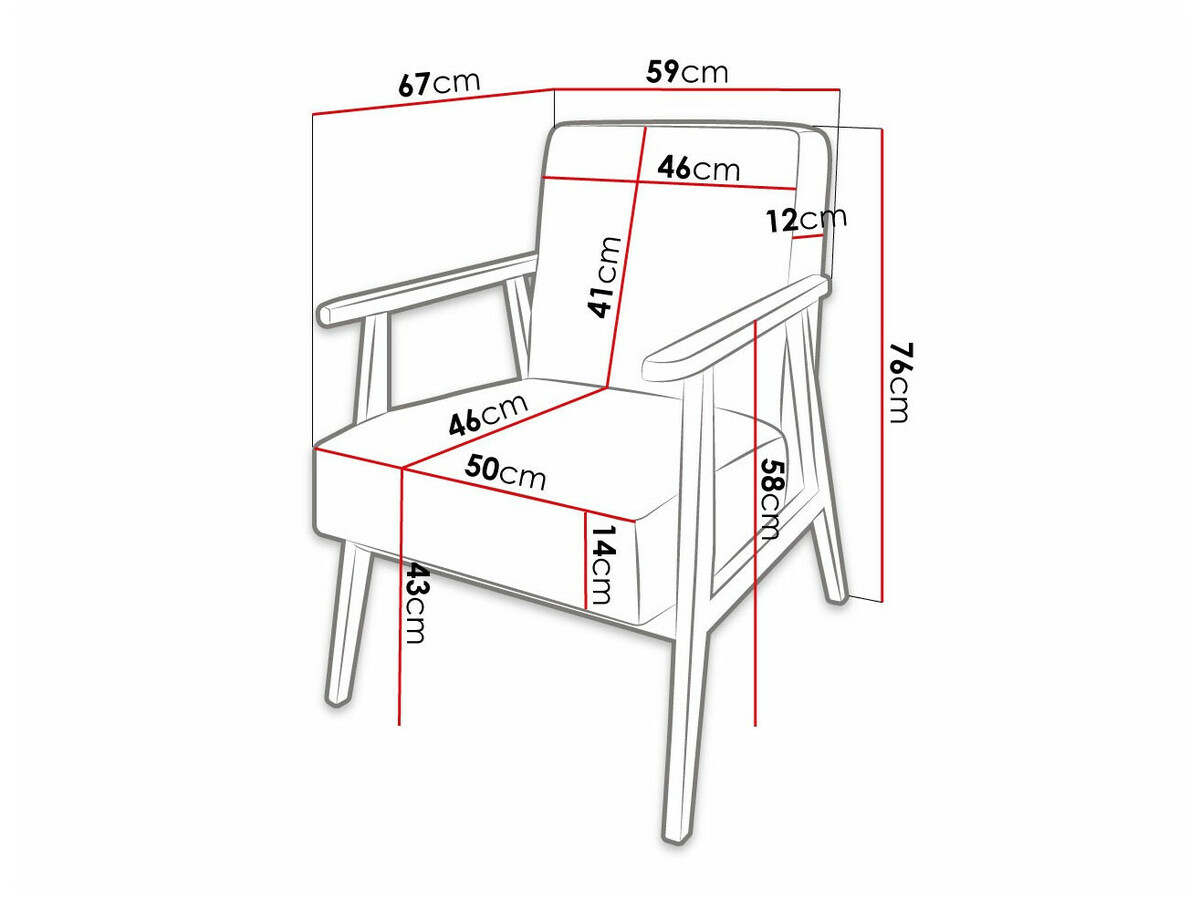 Armchair Clovis 100 (Poso 05)