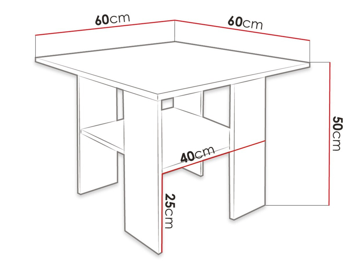Coffee table Reading 102 (Black + White)