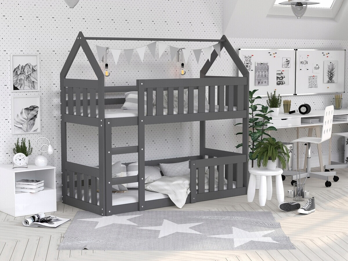 Bunk bed Aurora 175 (Grey)