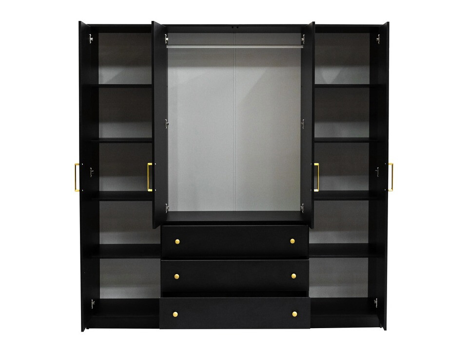 Wardrobe Musum I (Black + Golden)