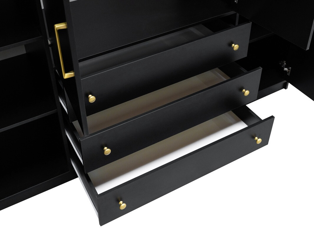 Wardrobe Musum I (Black + Golden)