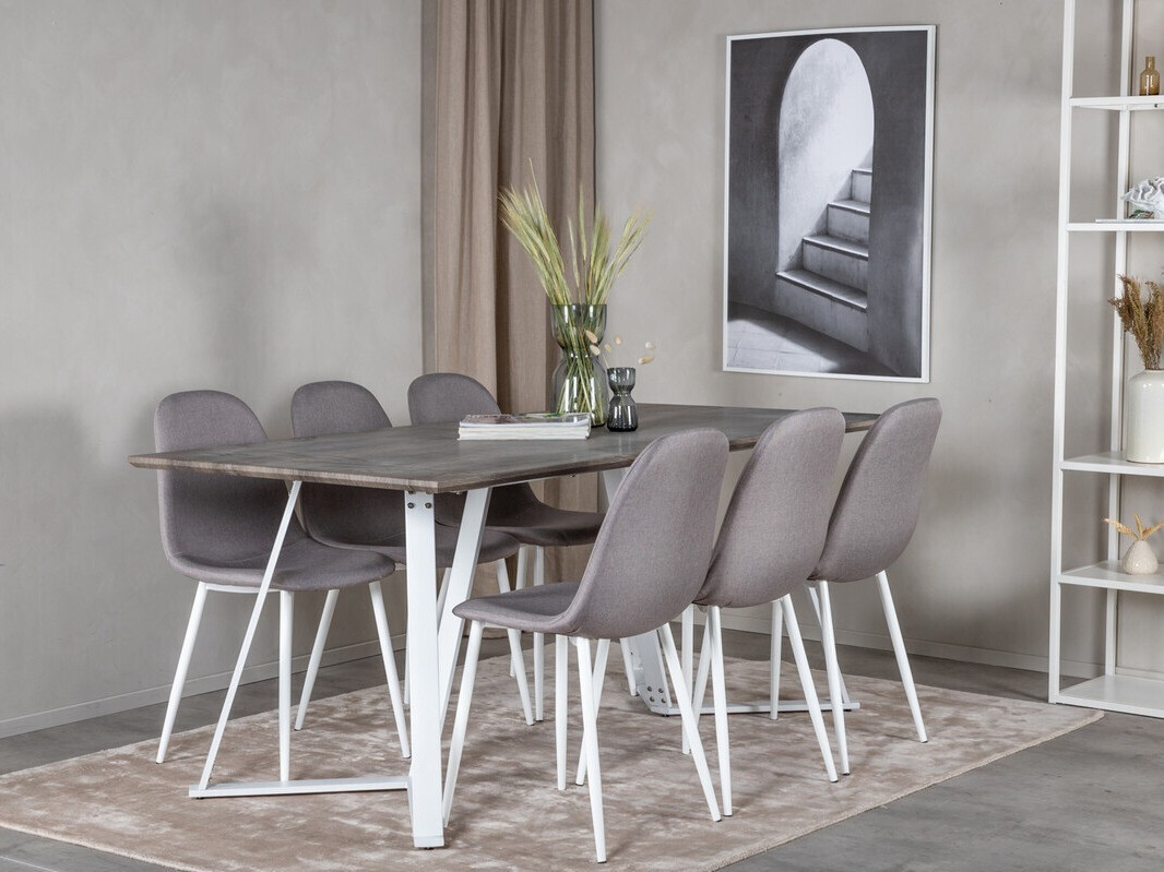 Chair Dallas 3222 (Grey + White)