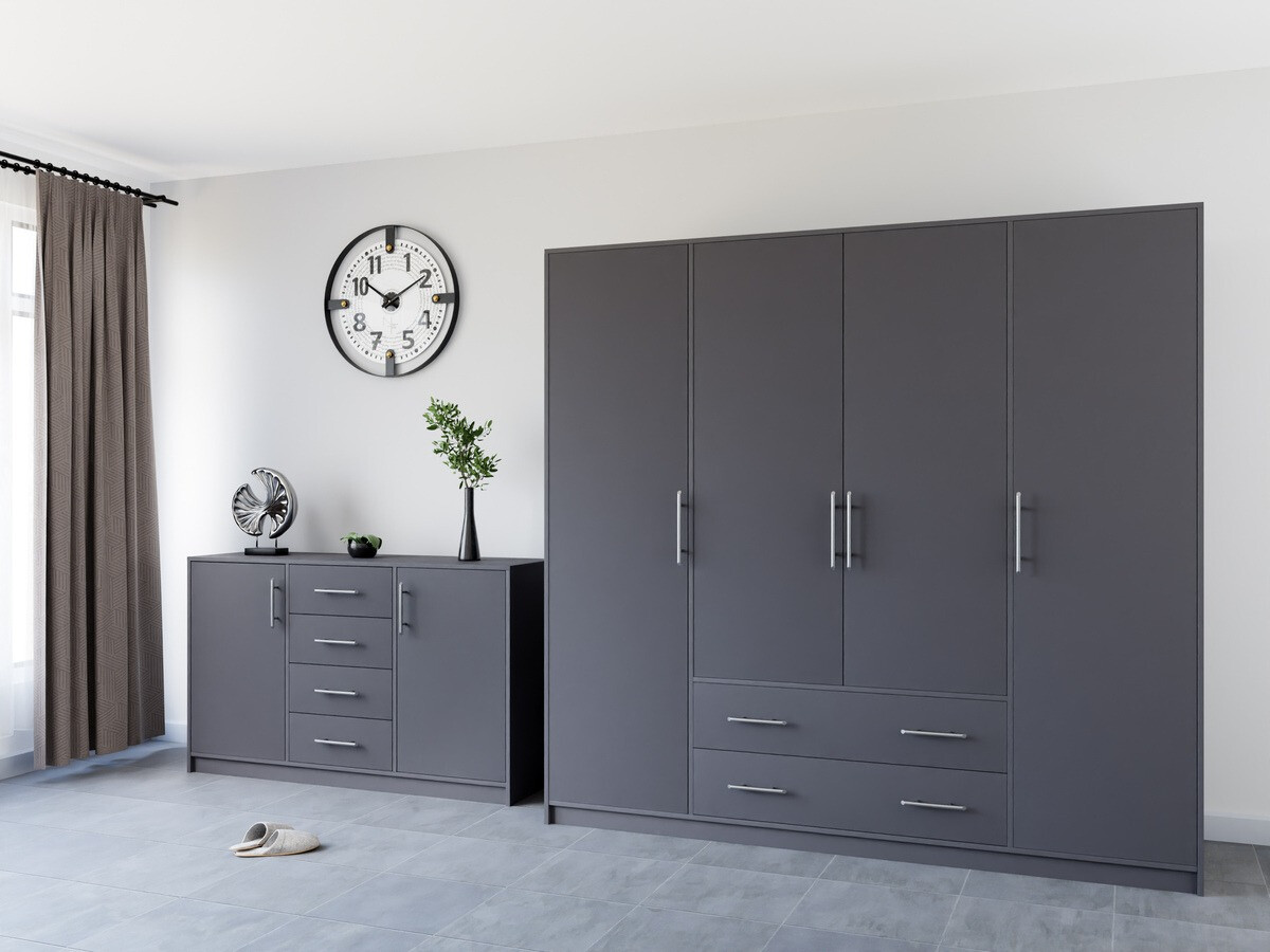 Chest of drawers Cavmero 109 (Anthracite)