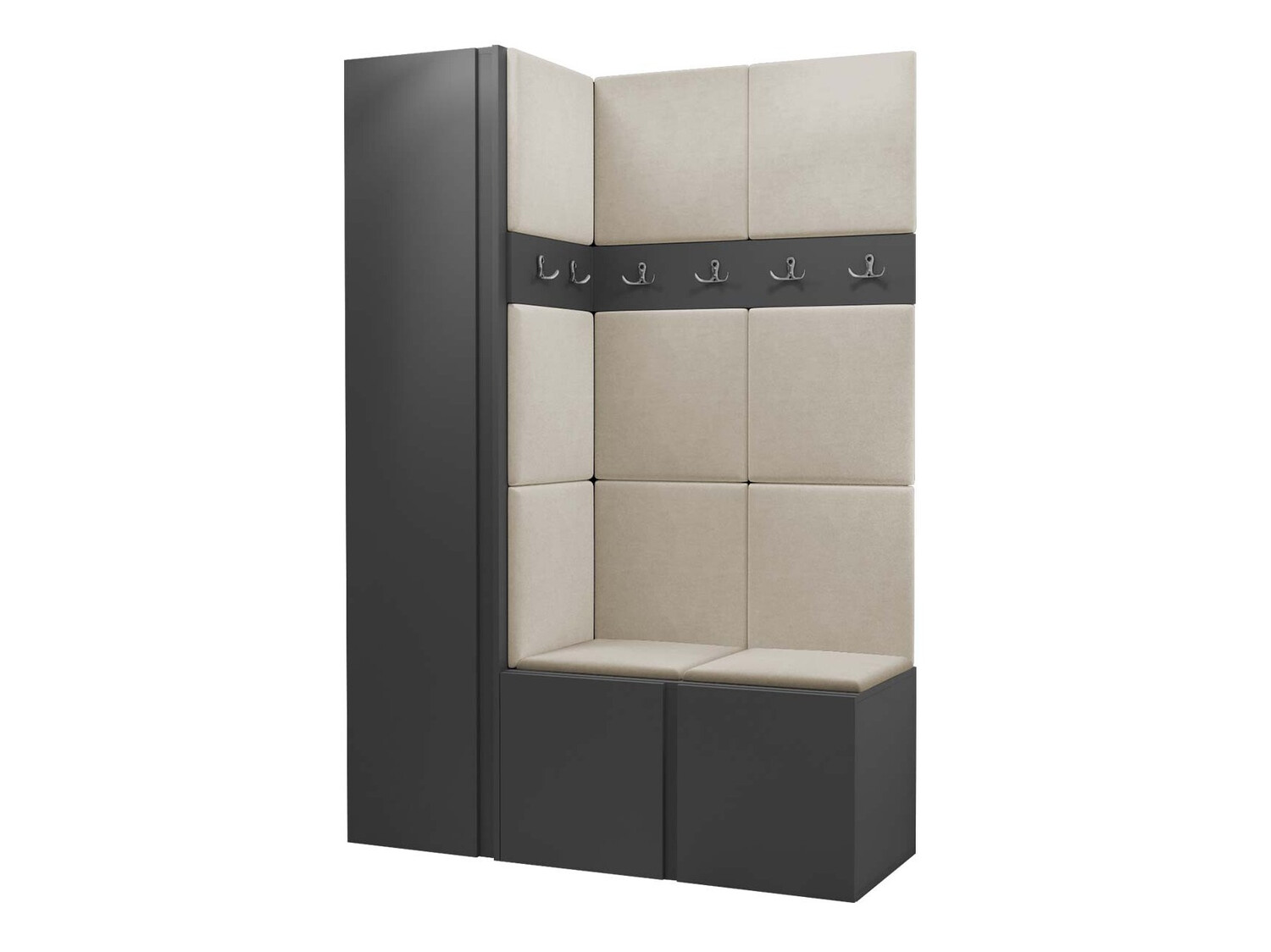 Hallway set Pinis IX (Graphite)
