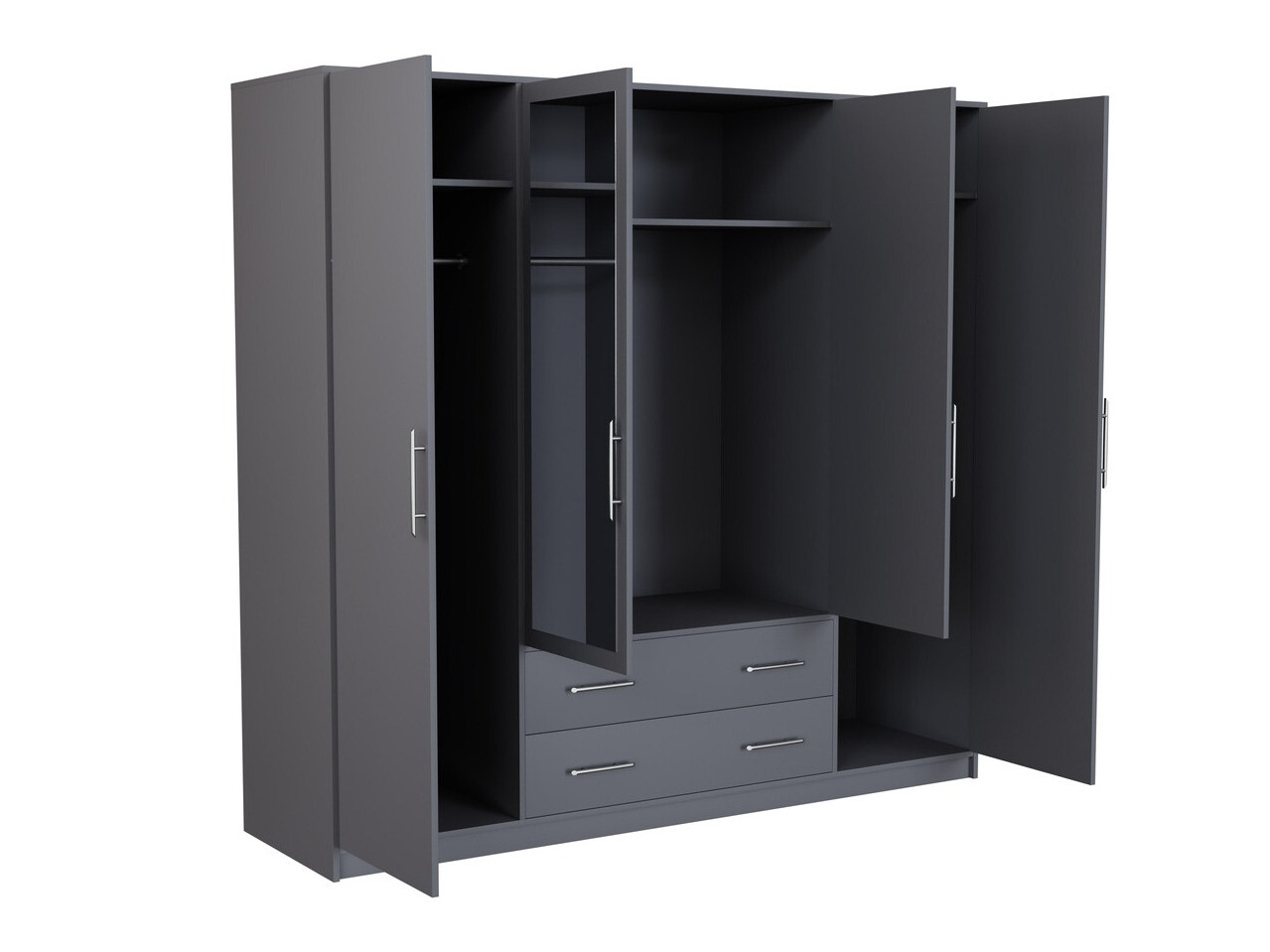 Wardrobe Cavmero 101 (Anthracite)