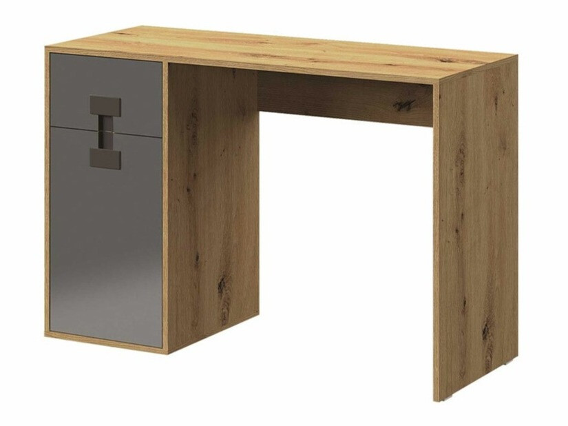 Desk Florevi 100 (Gloss grey + Artisan oak)