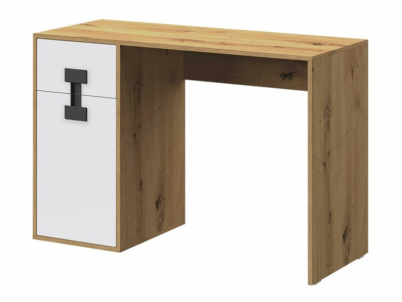 Desk Florevi 100 (Matte white + Artisan oak)