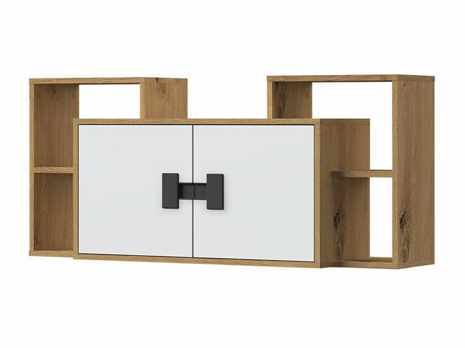 Wall cabinet Florevi 107 (Matte white + Artisan oak)