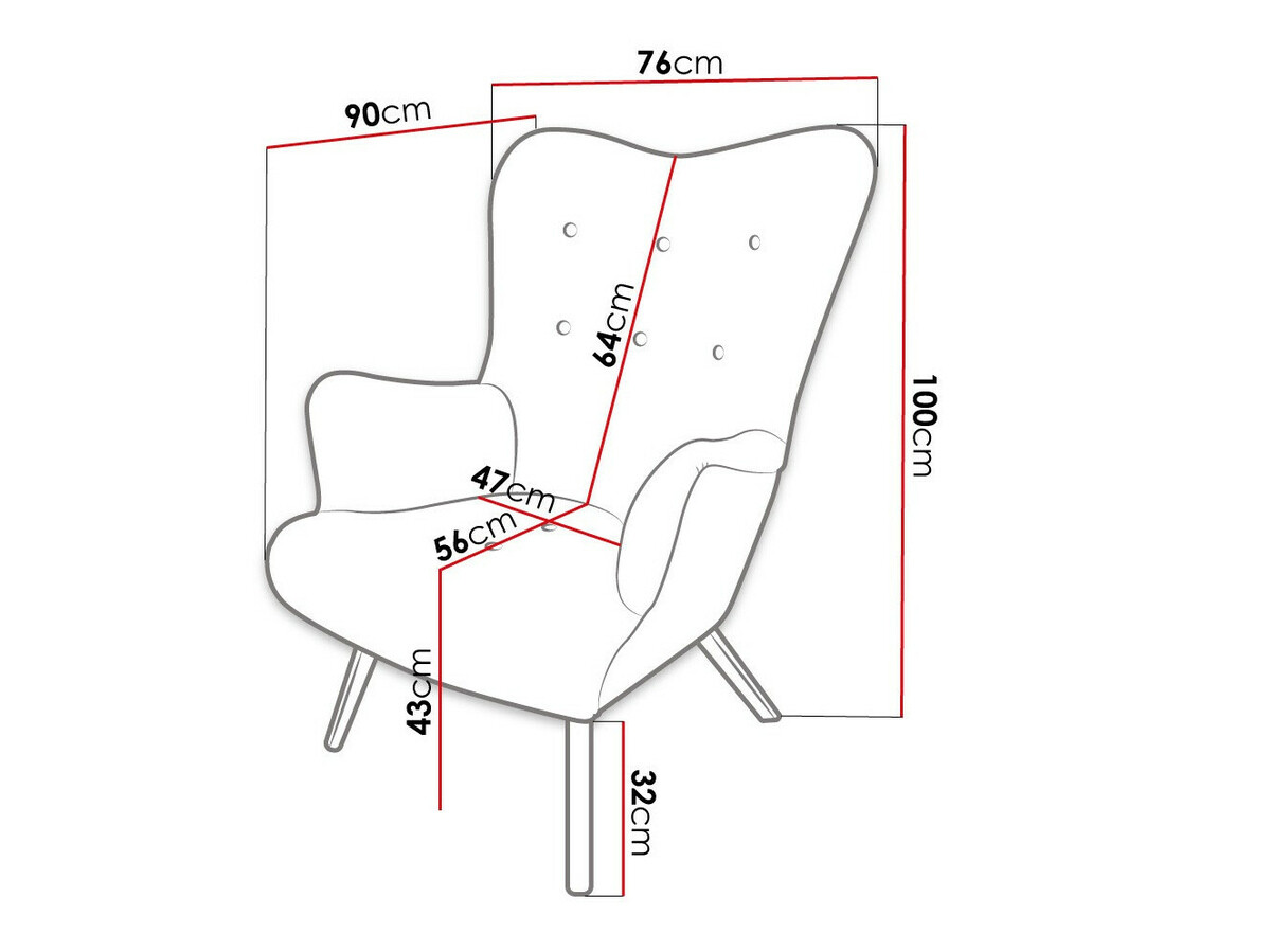Armchair Clovis 106 (Baloo 2074)