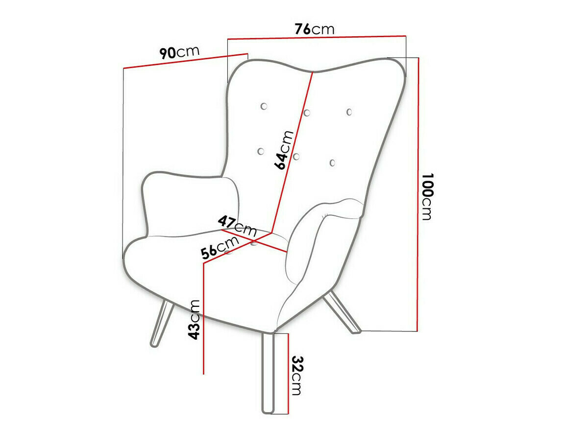 Armchair Clovis 106 (Baloo 2085)