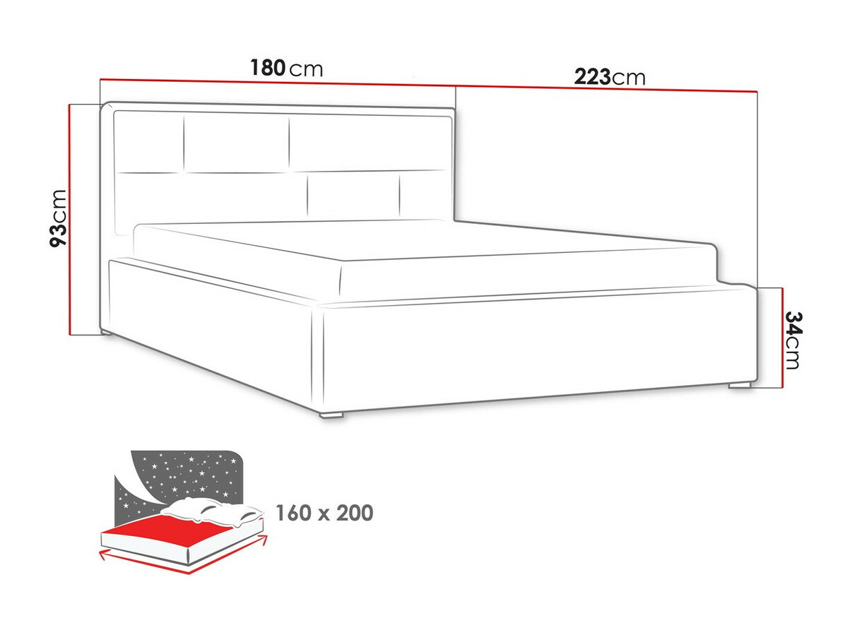 Bed Pomona 104 (Victoria 14 853)