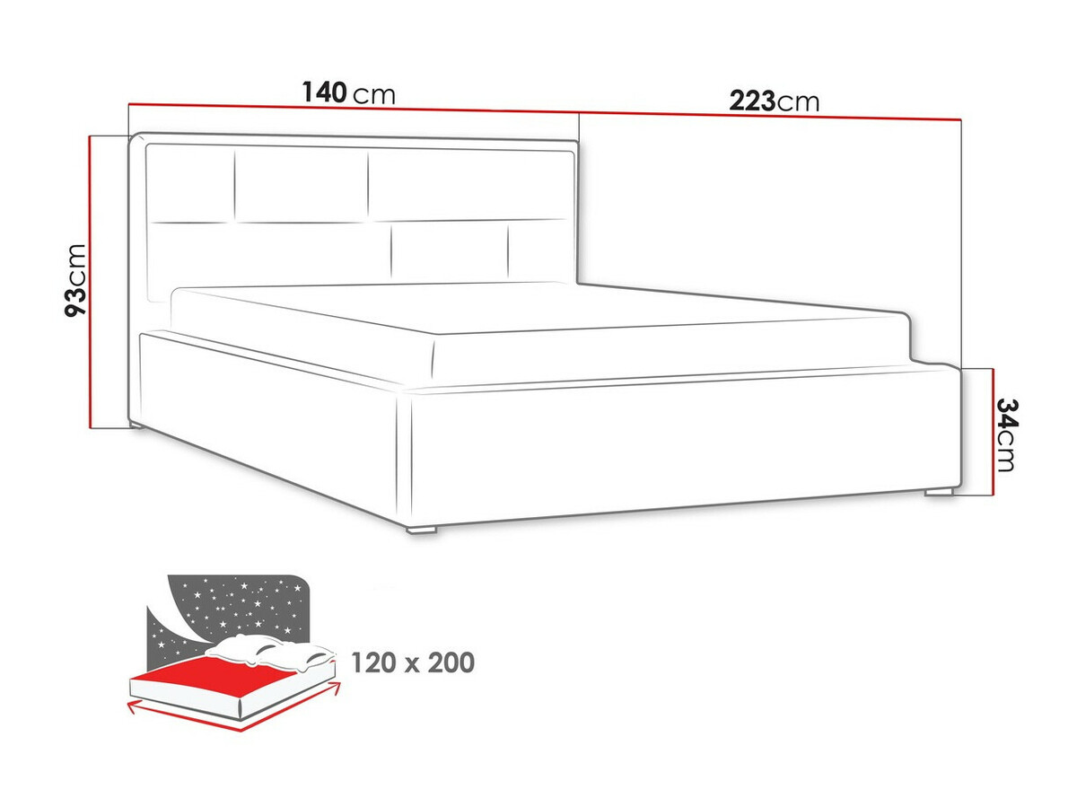 Bed Pomona 104 (Victoria 14 866)