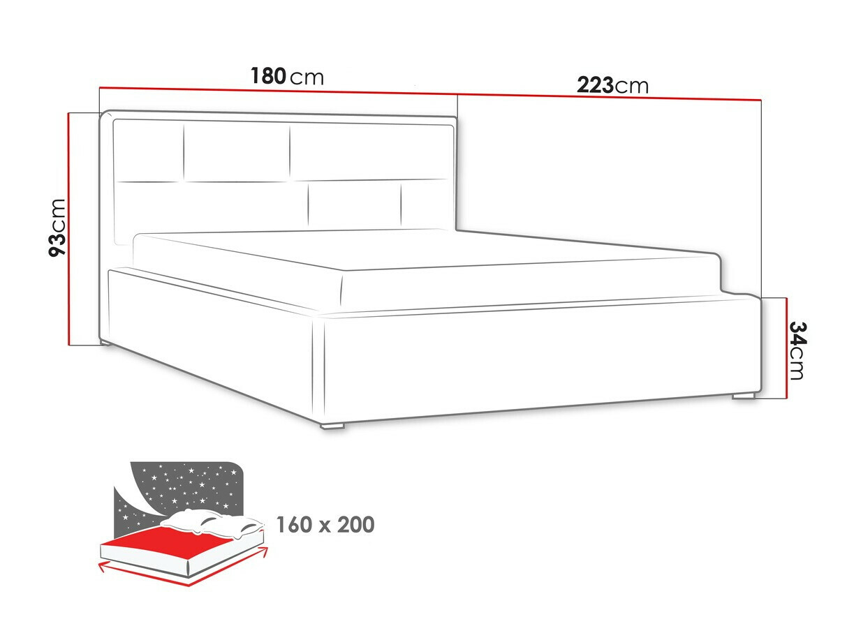 Bed Pomona 104 (Victoria 14 867)
