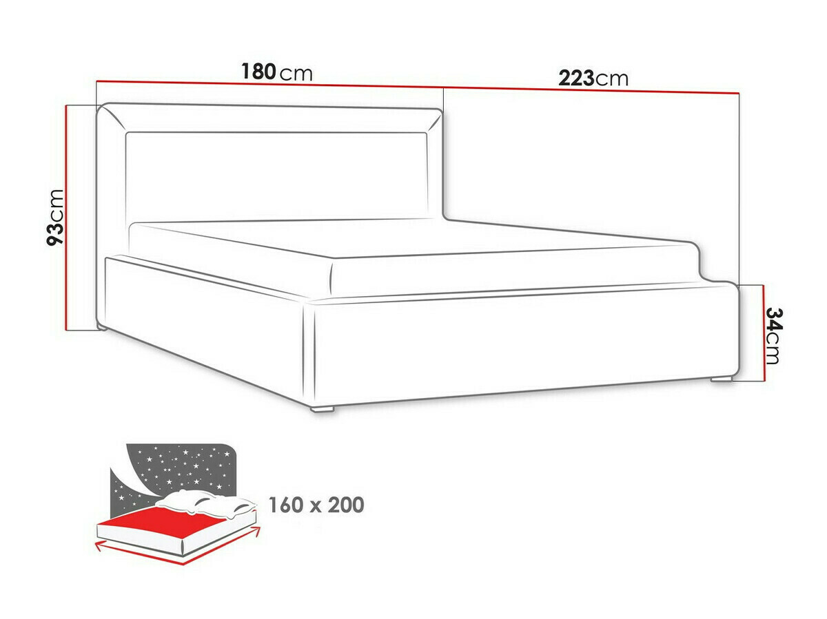 Bed Pomona 101 (Malmo 13 365)