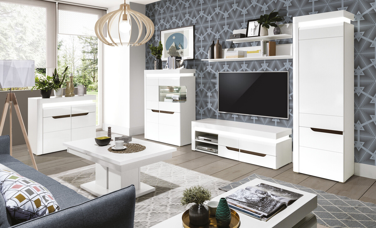 Coffee table transformer Nuremi 111 (White)