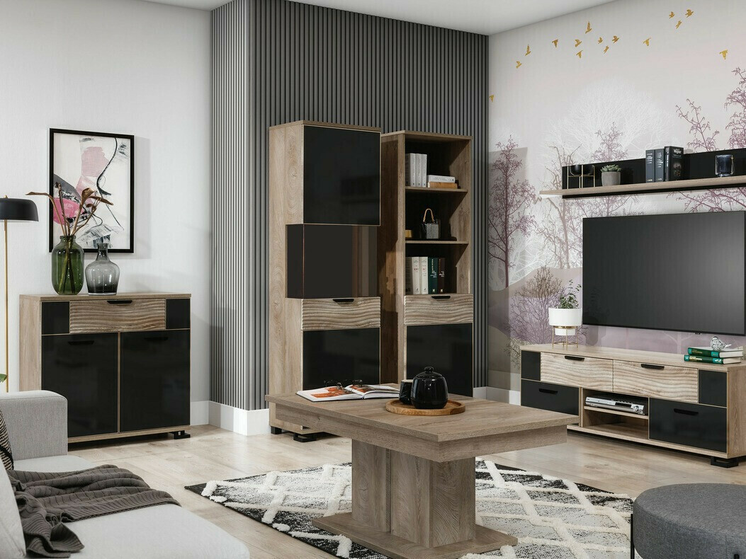 Transforming coffee table Nuremi 111 (Oak)