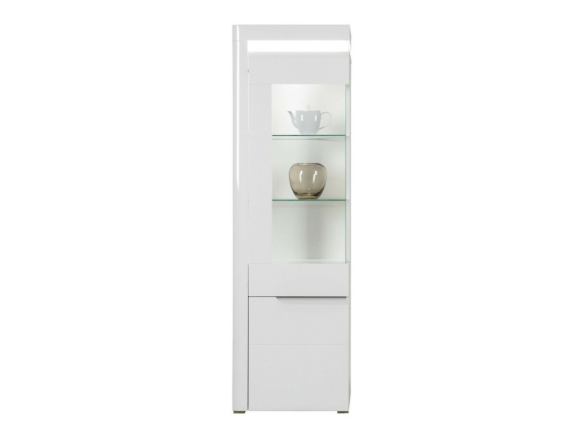 Bookcase Revelmi 105 (Glossy white + White)