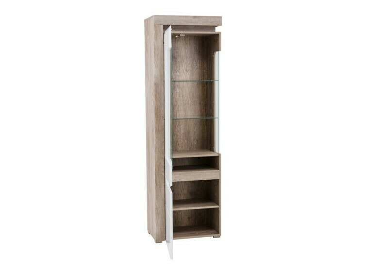 Bookcase Revelmi 105 (Glossy white + White)
