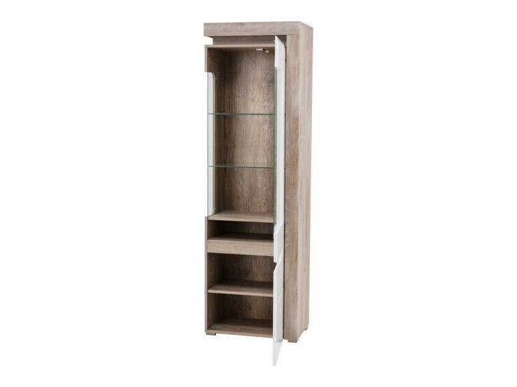 Bookcase Revelmi 105 (Glossy white + White)