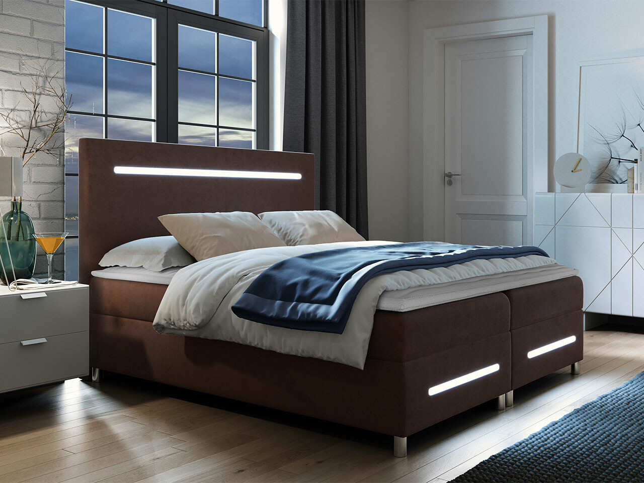 Continental bed Pluvia (Fresh 4)