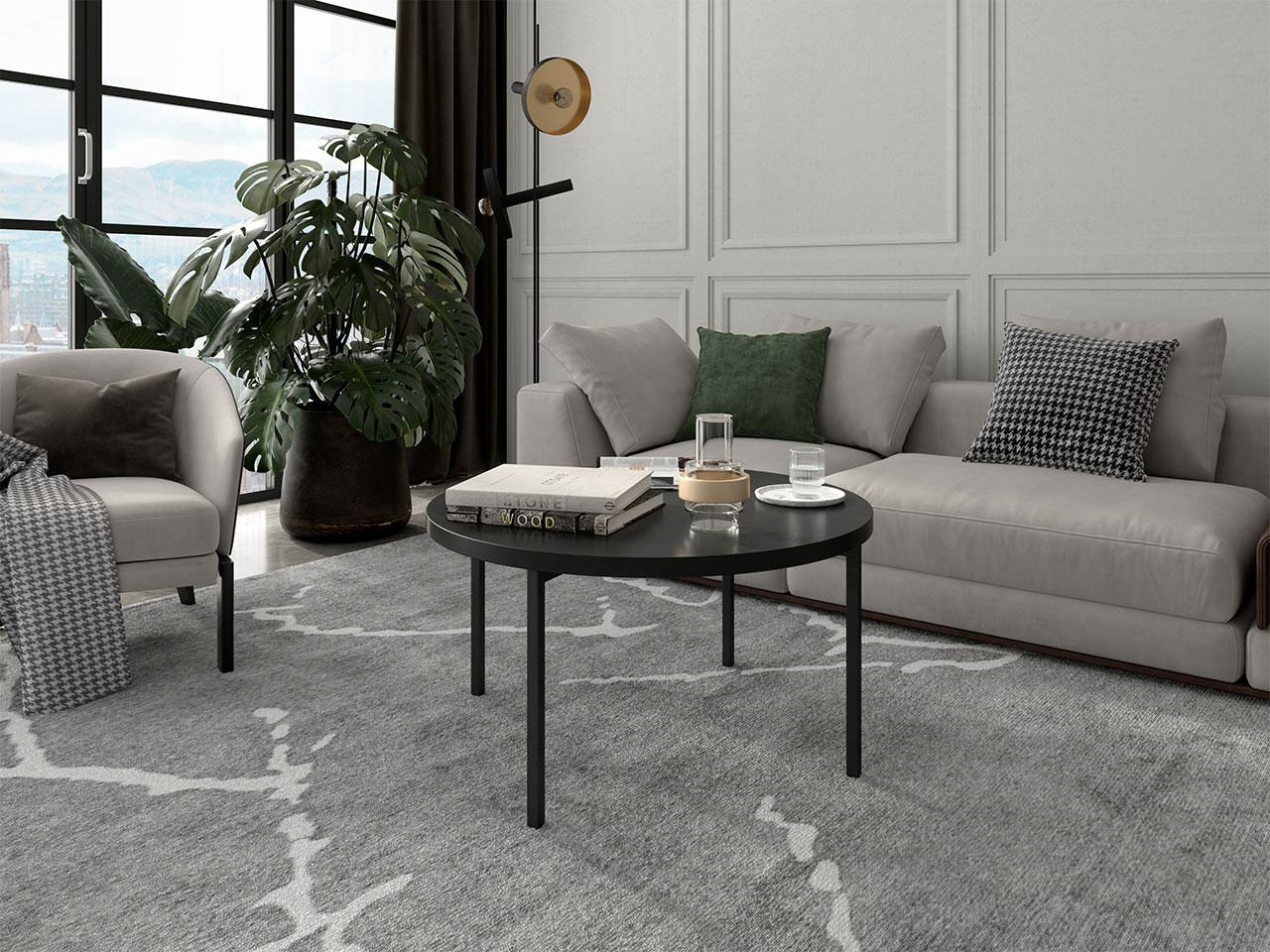 Coffee table Providence 178 (Black)