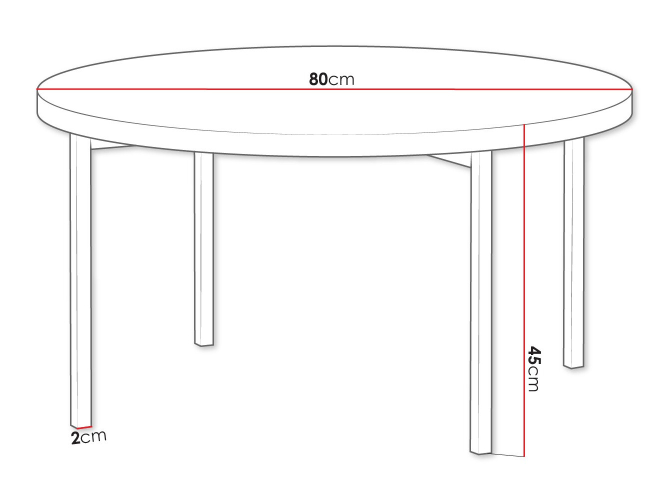 Coffee table Providence 178 (Glossy black + Black)