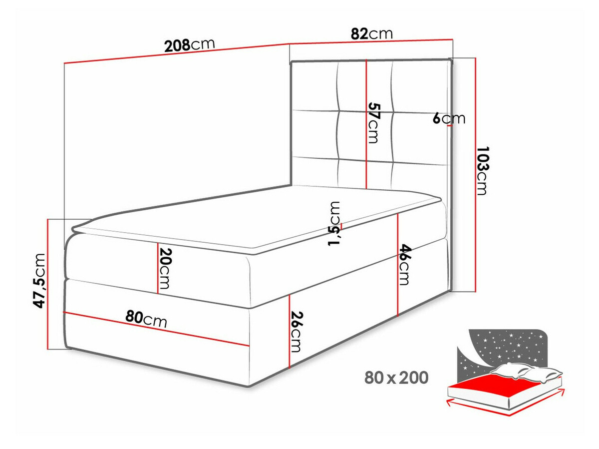 Continental bed Nomen (Soft 011)